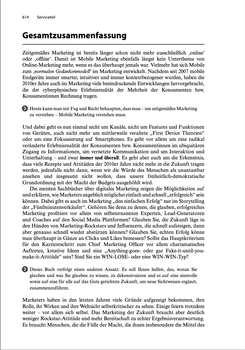 Abbildung der ersten Seite der Gesamtzusammenfassung.